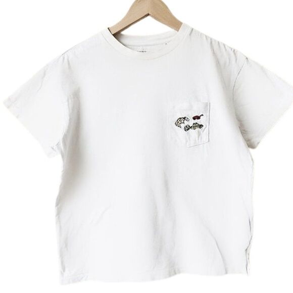 Uniqlo x Timothy Goodman SPRZNY White Pocket Tee - Picture 3 of 6